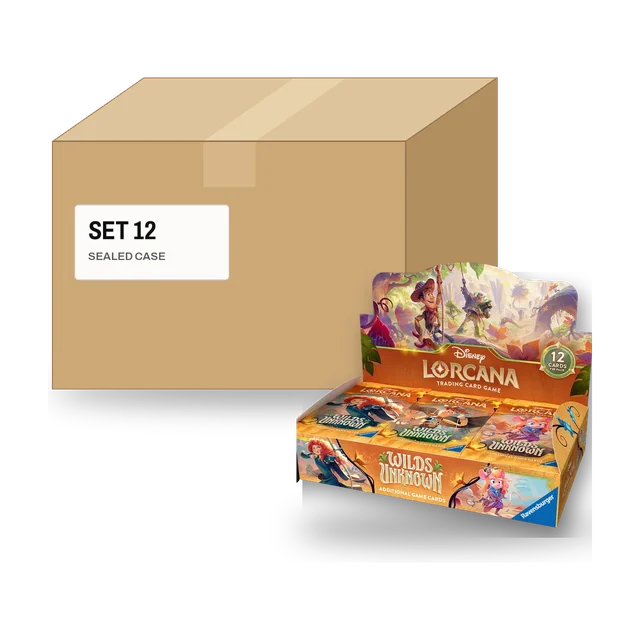 Disney Lorcana — Wilds Unknown [SET 12] — Sealed Case (Inggris)
