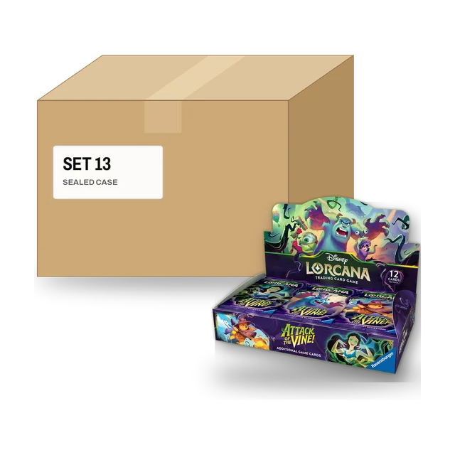 Disney Lorcana — Attack of the Vine! [SET 13] — Sealed Case (Inggris)