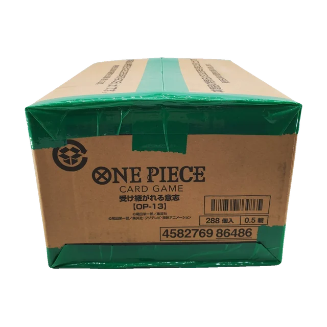 One Piece Card Game — Carrying On His Will [OP-13] — Sealed Case (Jepang)