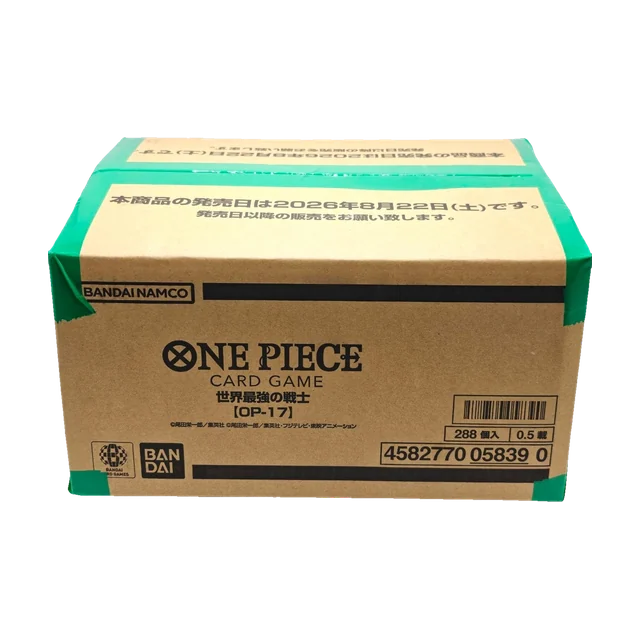 One Piece Card Game — The World's Strongest Warriors [OP-17] — Sealed Case (Jepang)