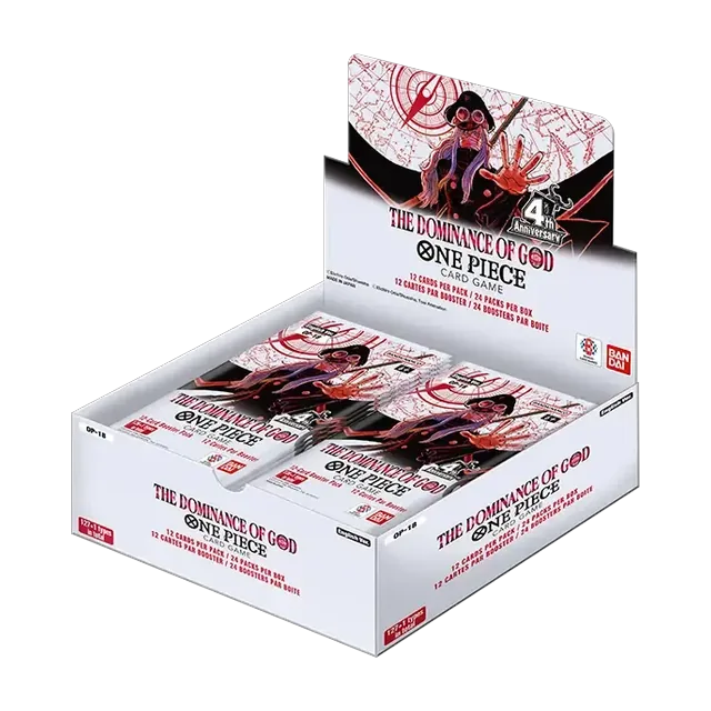 One Piece Card Game — The Dominance of God [OP-18] — Booster Box (Inggris)