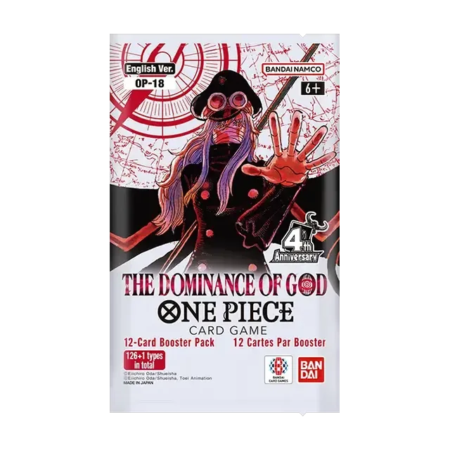 One Piece Card Game — The Dominance of God [OP-18] — Booster Pack (Inggris)